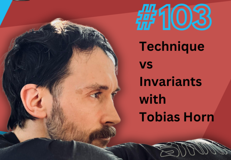 Podcast #103 graphic with Tobais Horn